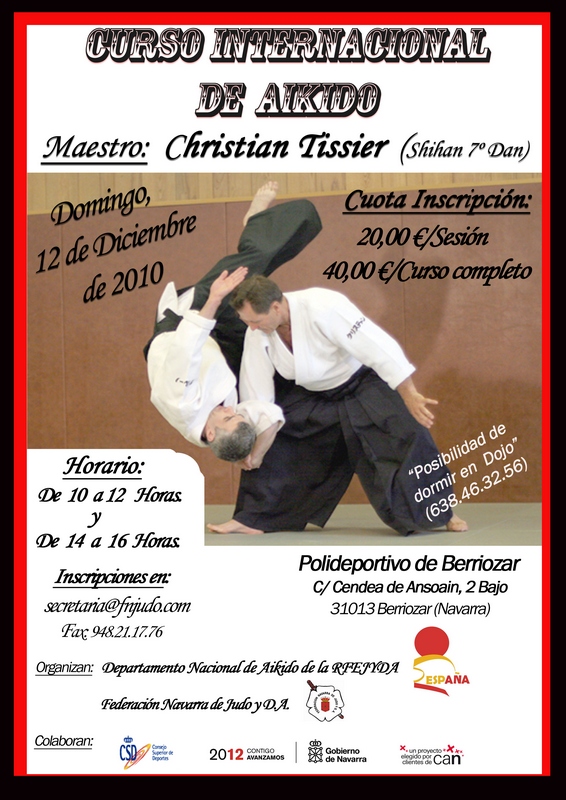Curso Internacional de Aikido, Christian Tissier